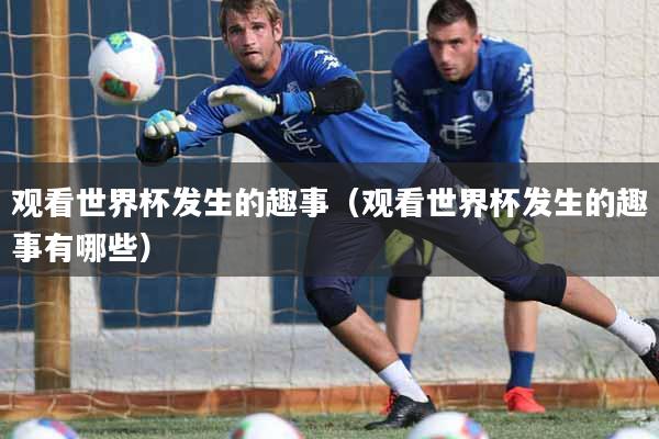 观看世界杯发生的趣事（观看世界杯发生的趣事有哪些）