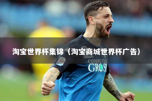 淘宝世界杯集锦(淘宝商城世界杯广告)